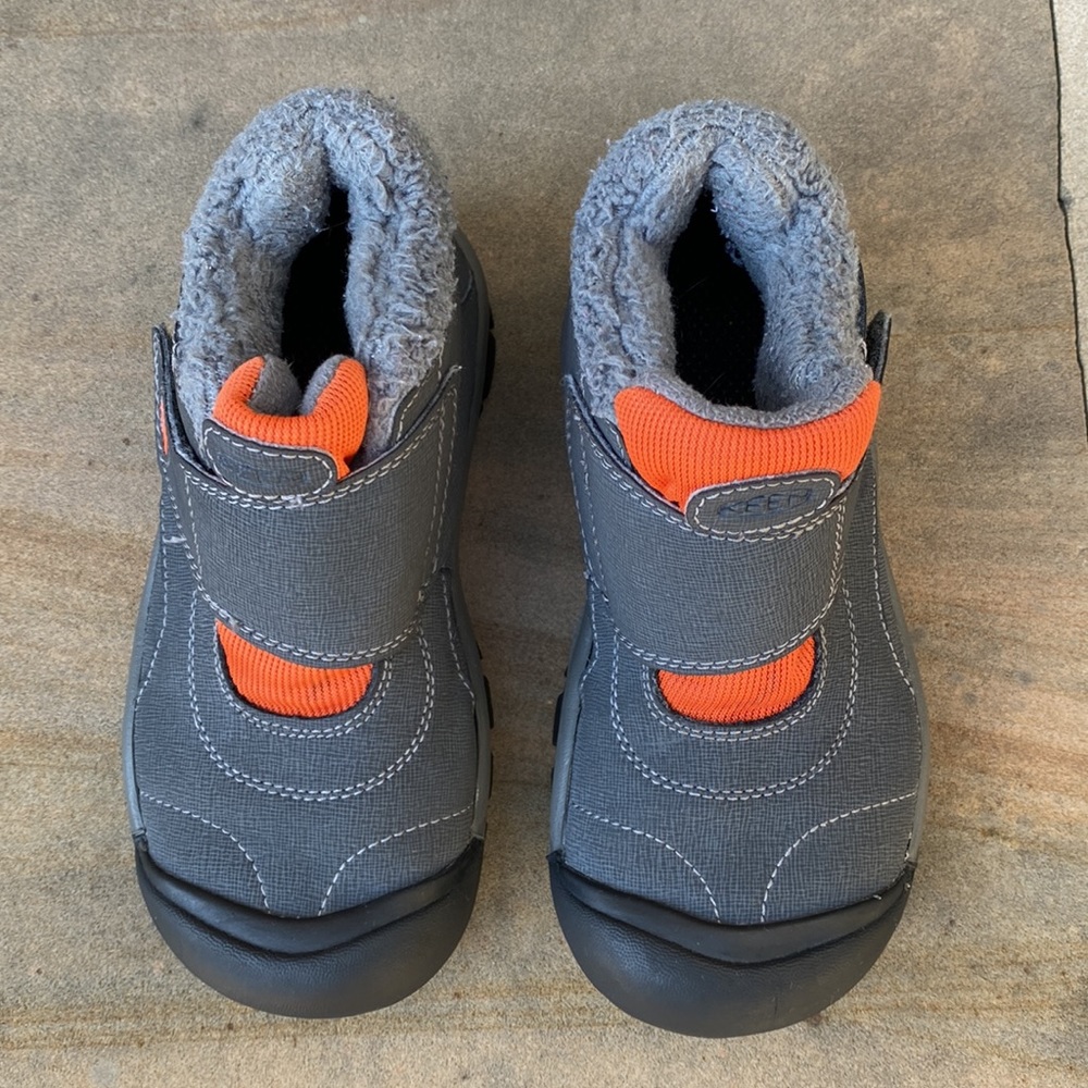 Keen 🔥 Kootenay Medium Gray Winter Snow Waterproof Ankle Boots Sz 1